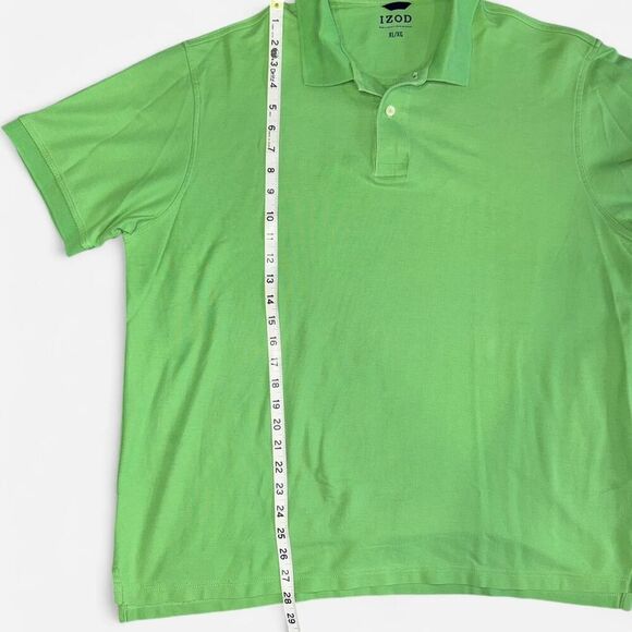 NWOT - IZOD Green Men's Polo Shirt - Picture 4 of 6